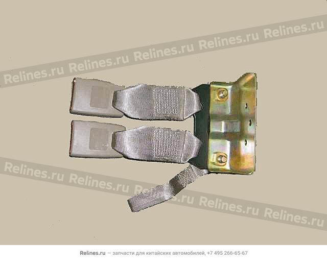 Buckle assy seat belt RR(grayish) - 581230***0-1213