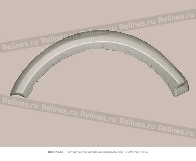 Арка декоративная переднего левого крыла (пластик, широкая)