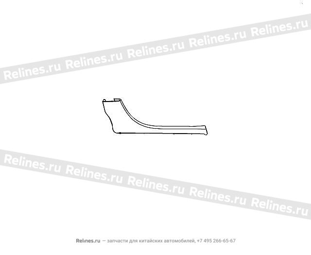 RR doorsill assy LH - 540271***0XA3S