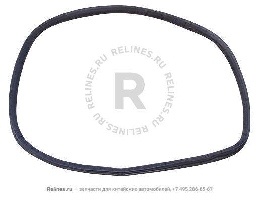 Seal- tail windshield RH