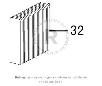 Evaporator core assy - 81075***56XA