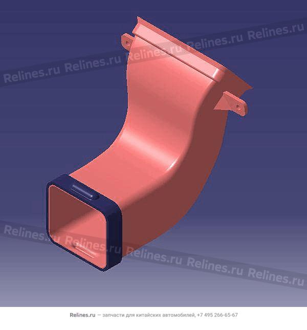 Отвод воздуховода заднего ряда - T15-***580