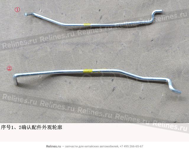 Pull rod,lock cylinder,LH FR door - 61051***6PXA