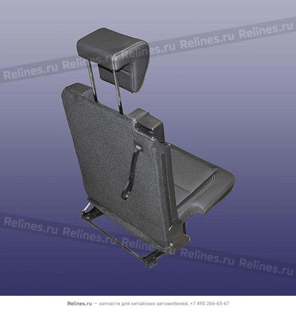 Сиденье правое третьего ряда с пряжкой