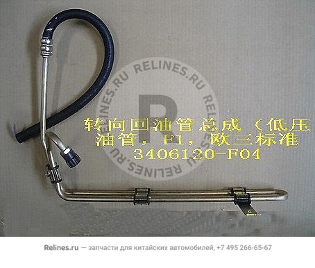 Low pressure pipe assy-p/s pump(F1 eur I - 3406***F04