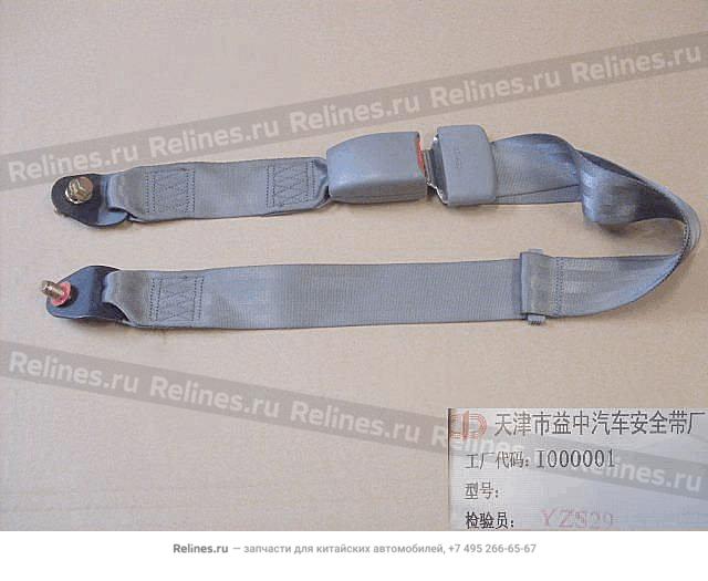 Seat belt assy RR(dark gray) - 581102***1-B1CK