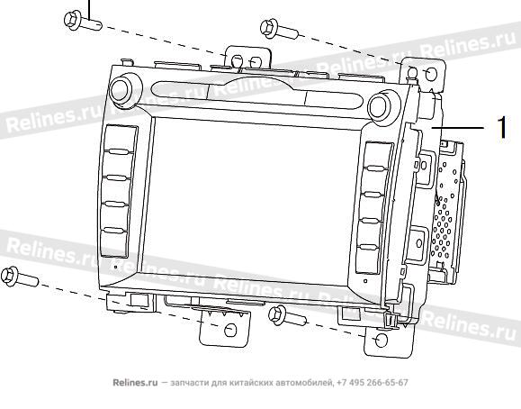 Multimedia player assy - 790190***0XA89