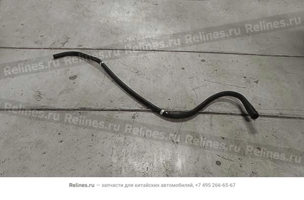 Exhaust pipe-engine to expansion tank