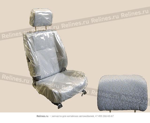 FR seat assy LH(cloth gray) - 680001***6-1214