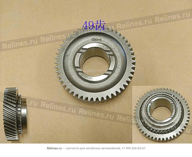 Шестерня КПП 6-й передачи промежуточного вала дизель - ZM016A***1390-1