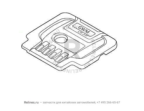 Engine hood body assy