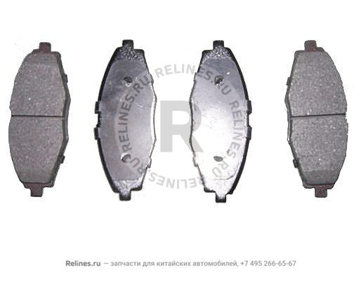 Brake pad-fr One set