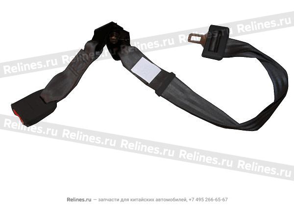 Rear middle seat belt
