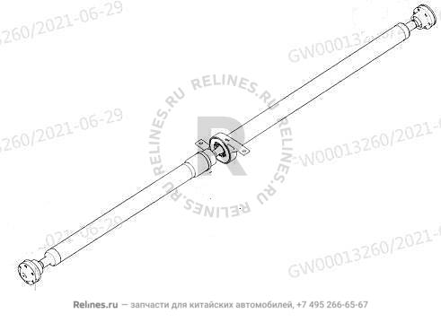 Приводной вал задний - 22011***W02A