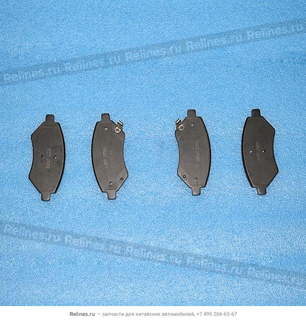 FR brake pad - J52-6A***1080BA