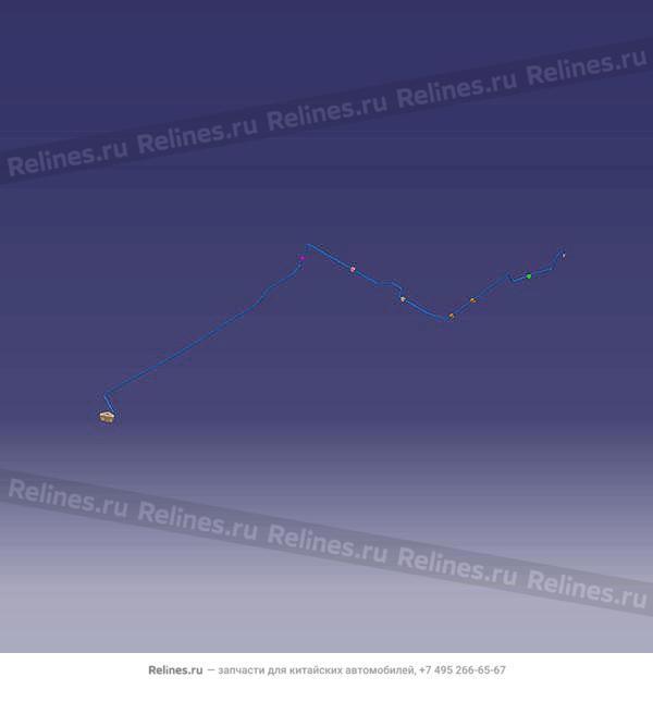 Тормозная трубка задняя T22/T26