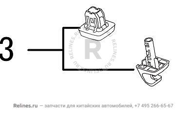 Кронштейн солнцезащитного козырька - 820430***09ADF