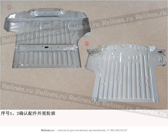 RR floor panel assy - 51302***00-B1