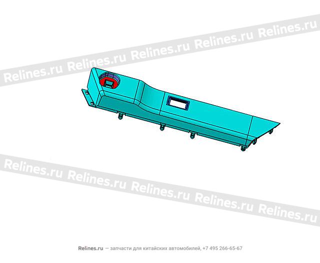 LWR guard plate mid Parts RR side Wall L