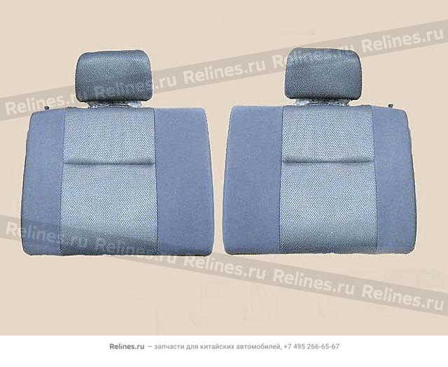 Backrest assy-rr seat(cloth gray) - 705510***0-1214