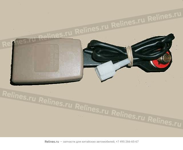 Buckle assy front safety belt LH - 581130***0-1213