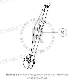 Ремень безопасности передний правый