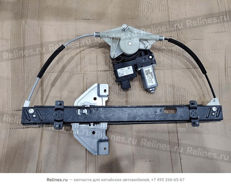 Трапеция стеклоподъемника передней правой двери в сборе с мотором