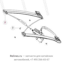 Стеклоподъемник передней левой двери в сборе