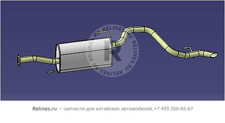 Muffler assy - 12011***21XD