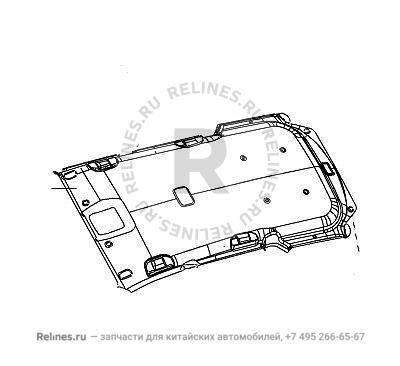 Roof trim part assy - 570210***0XA3S