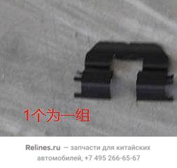 Spring,brake pad rear - 101***068