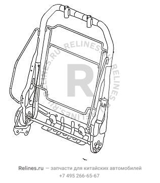 Manual 4-WAY backrest w/air bag - 69011***2WXA