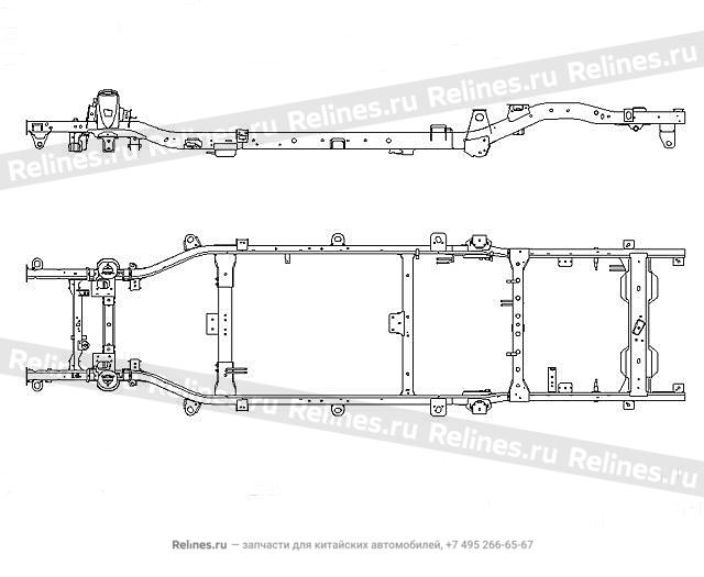 Frame assy - 2801***P10