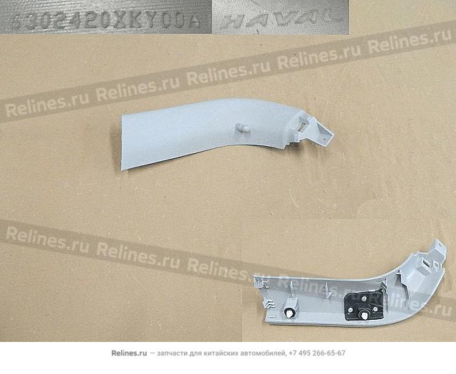 Guard plate assy tail door RH - 630242***00AD4