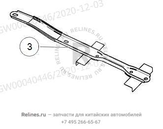 Планка крепления АКБ