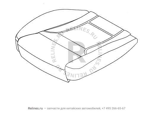 Cushion cover assy RR bench seat - 69023***Z08AB