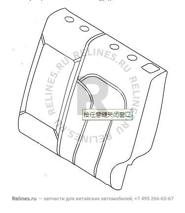 RR seat backrest cover assy - 705251***08AD4