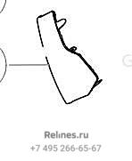 Нижняя накладка бампера правая