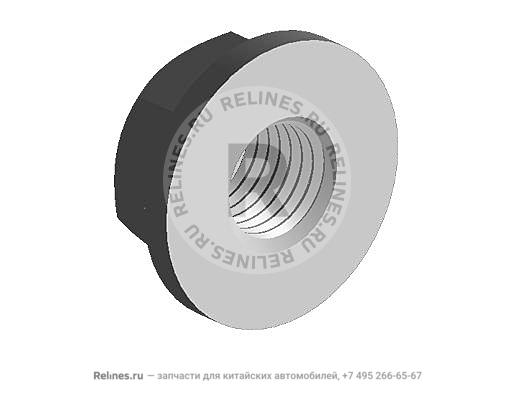 Nut - hexagon flange