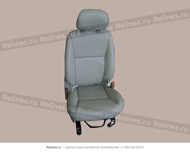 FR seat assy RH(rhd leather grayish) - 680010***0-1213