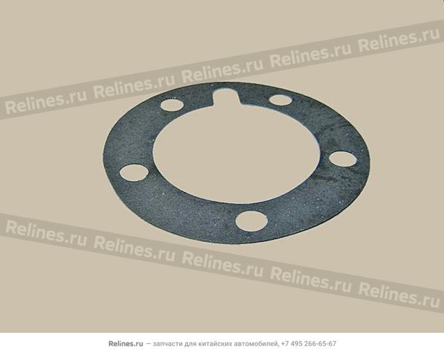 Gasket-oil block plate