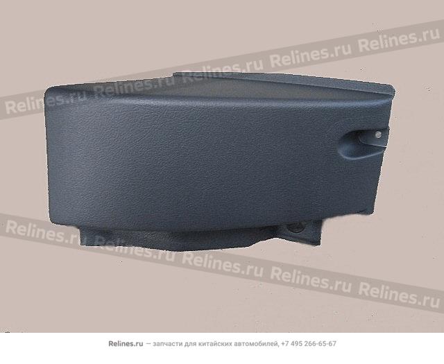 LWR cover plate-instrument panel RH(gray