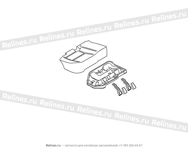 Cushion assy-rr seat RH