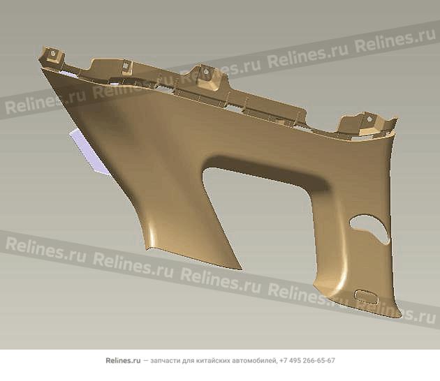 Накладка верхняя задней левой стойки