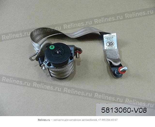 Mid seat belt retractor assy RH - 5813***V08