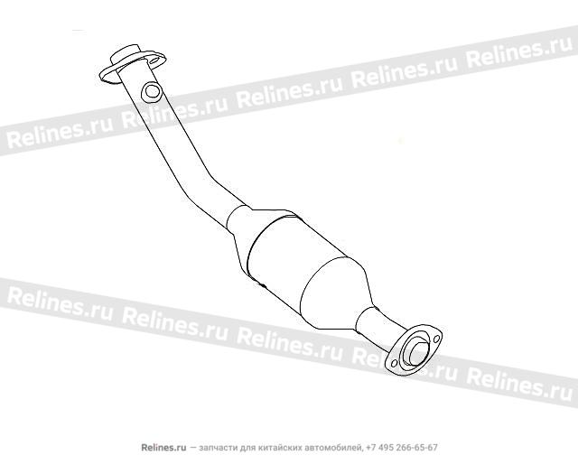 FR exht pipe w/catalytic convertor assy - 12052***31XB