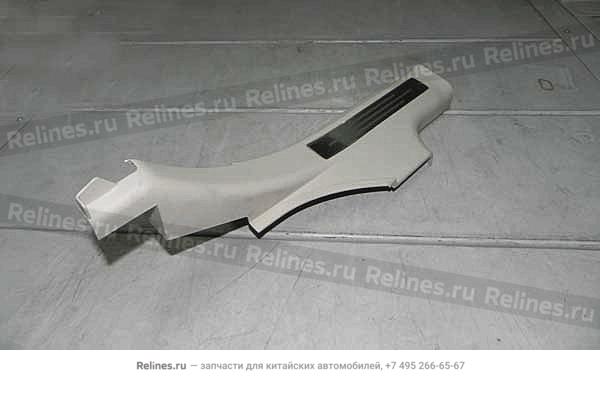 Plate assy - rear scuff LH