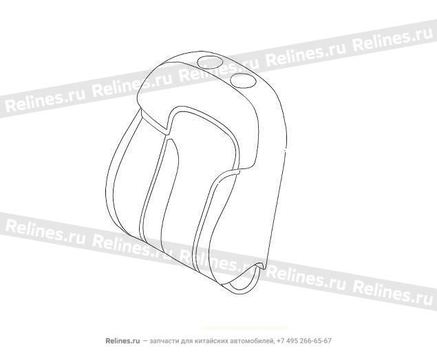 Backrest cushion assy,driver side - 680503***36A86