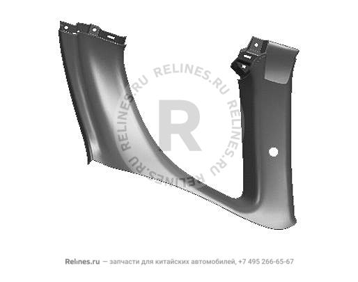 Upper trim panel assy.-right c pillar