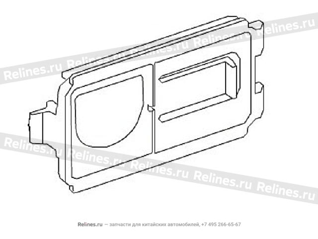 Vent slide panel,glove box - 530320***08A86